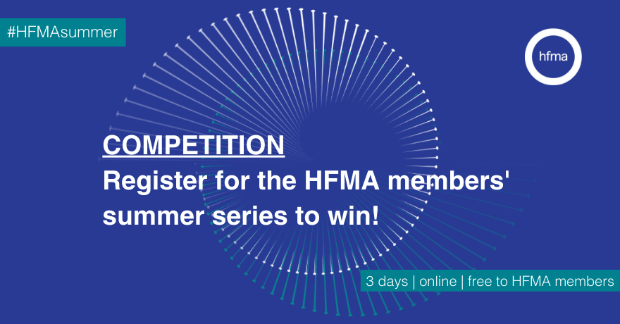 It's #competition time:

Win AirPods &amp; an organisational licence for the #HFMA2023 conference! Simply:

1) Register for the #HFMAsummer series (free to members)
2) Follow us
3) Retweet this post

Competition ends 5pm, 14 May. Register for the event hfma.to/summerseries