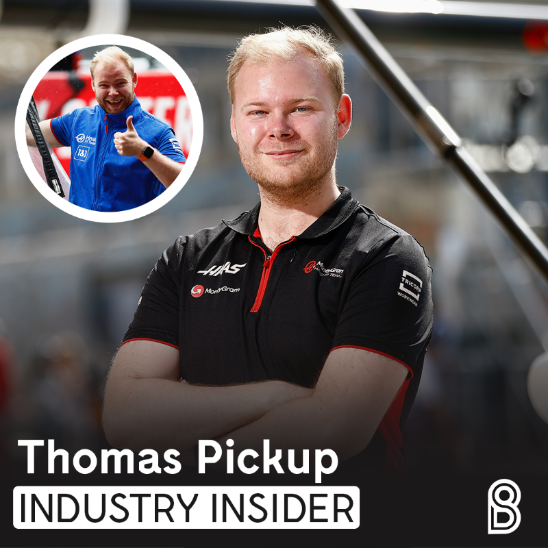 BehindSport's tweet photo. Formula 1 is back and we’ve got a treat for you before lights out in Azerbaijan...

We sat down with @ThomasPickup, Trackside IT Systems Technician for MoneyGram @HaasF1Team to talk about all about his role, career and much more!

Buckle up, it's a good one 🚦👇