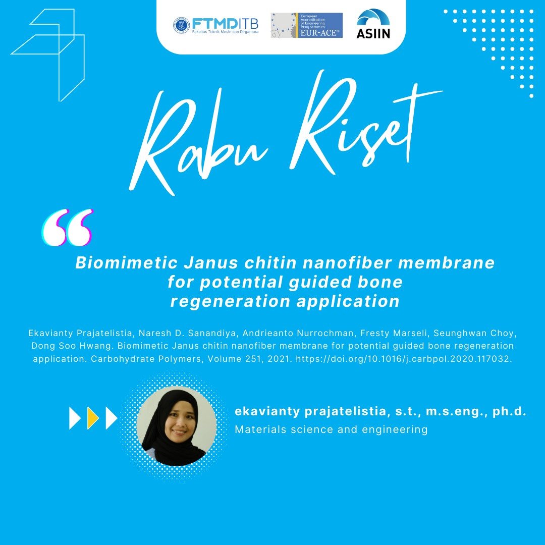 ftmd_itb's tweet image. Check out the latest research from our Materials Science and Engineering Research Group and discover the technologies about new materials.  Go beyond with us! 

#PostGradSchool
#MasterDegreeProgram
#FTMD
#ITB