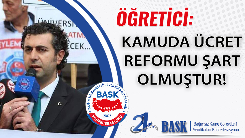 baskkonfederas's tweet photo. ÖĞRETİCİ: KAMUDA ÜCRET REFORMU ŞART OLMUŞTUR!

BASK ve Anadolu Eğitim Sendikası Genel Başkanı Mehmet Alper ÖĞRETİCİ kamudaki maaş dengesizliği ile ilgili açıklamalarda bulundu. Kamuda ücret reformunun şart olduğunu dile getirdi. Açıklamaları şöyle;

Kamuda maaş dengesi bozuldu. Aynı işi yapan ama farklı maaş alan meslek grubundan tutun, aynı kurumda çalışan amir pozisyonundaki kişilerin idari anlamda sorumlu olduğu pozisyonda çalışanlardan daha az maaş almasına kadar bir dengesizlik var. Kamuda aynı odada çalışan memur ile kamu işçisi arasında uçurum oluştu... Memurlar için en az maaş alanı gözetmeksizin ücret artışı için alınan sadece yüzdelik zamlar, asgari ücrete gelen artışın memur maaşlarına gelmemesi, kamu işçilerine verilen artışların memurlara verilmemesi bu uçurumu daha da derinleştirdi.

Sorun bazılarının fazla alması değil, geri kalanların düşük alması. Her mesleğin maaşı şu kadar diye yapılan paylaşımlar aslında gerçeği de yansıtmıyor. Her çalışan ne kadar aldığını gayet iyi biliyor. Bu yanlış algı üzerinden meslek grupları bile ayrıştırılıyor. Kamu çalışanlarının bir aylık çalışmalarının karşılığı sadece kirayı ödeyebilmek olamaz!
Yapılması gereken çok net! Kamudaki en düşük maaş yoksulluk sınırına endekslenmeli, öğrenim durumu ve meslek statüsüne göre maaşlar yukarı yönde artırılmalıdır. Artık bu reform kaçınılmaz olmuştur.

https://t.co/aDGVshbYwG