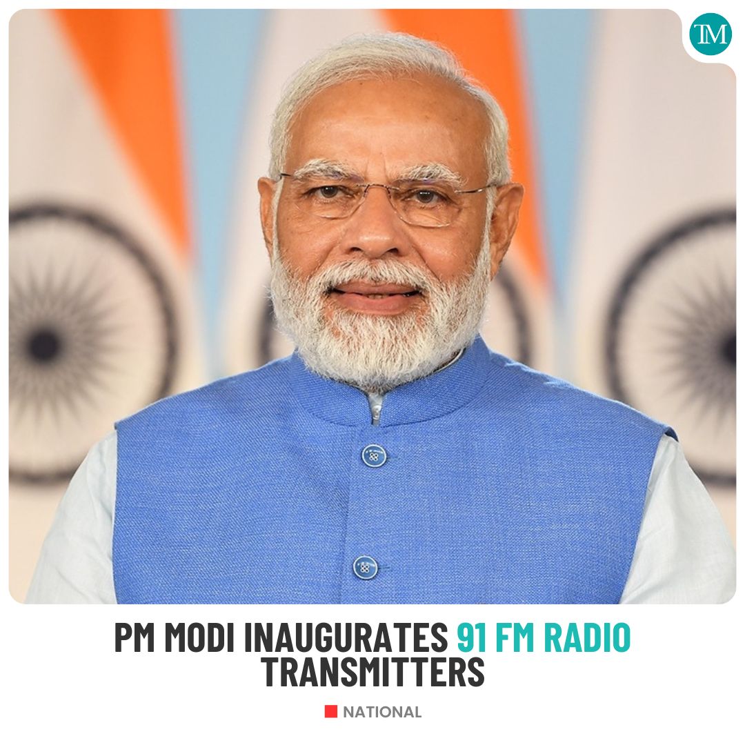 TheMeghalayan's tweet photo. Prime Minister @narendramodi on April 28, virtually inaugurated #91FM transmitters of 100 Watt across #18States and 2 #UnionTerritories which will give a boost to #radioconnectivity in the border regions and aspirational district @SangmaConrad https://t.co/Ce1z7QKo0J