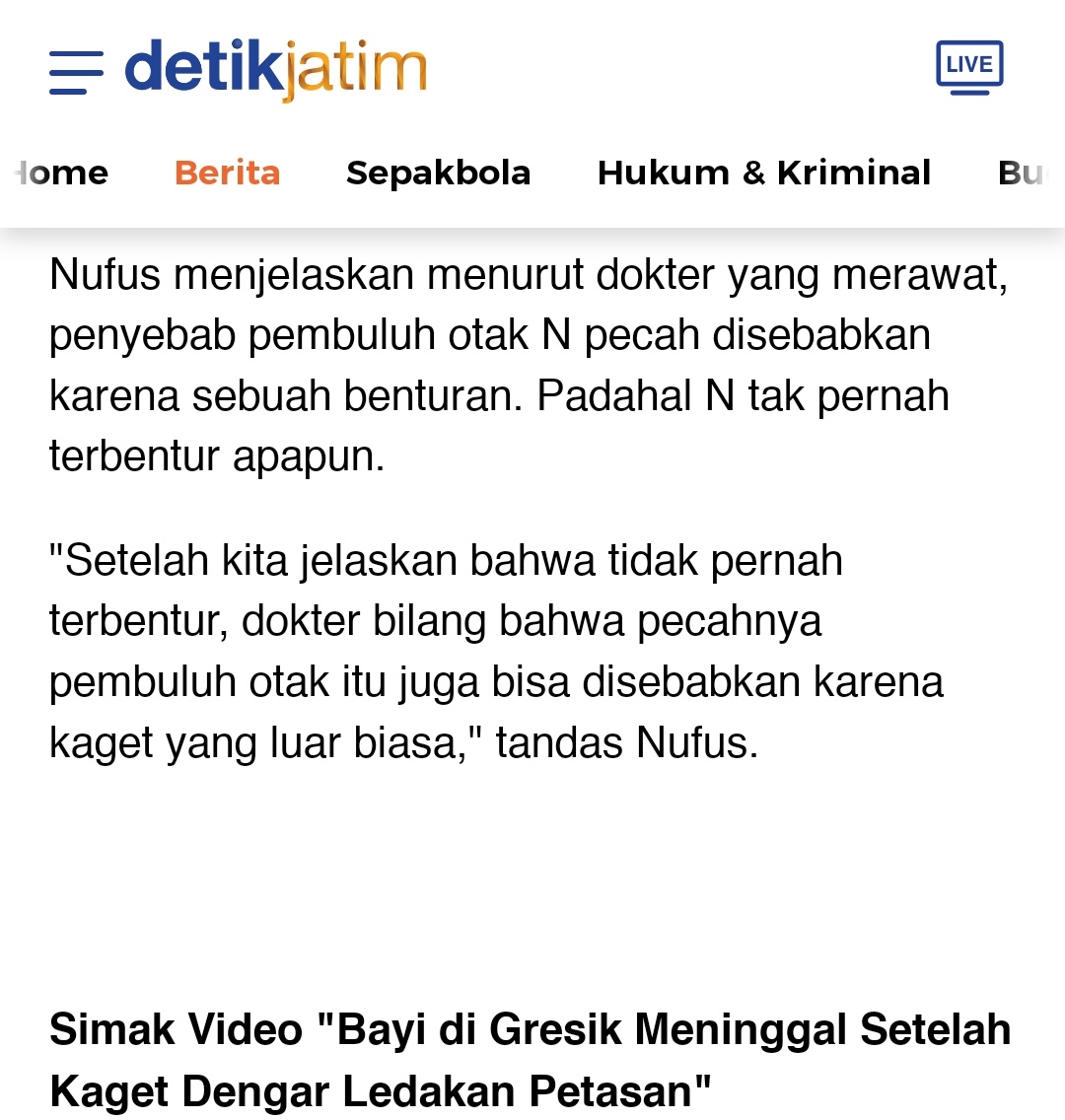 Innalillahi wa innailaihi raji'un

Gimana tetangga? Puaskah sudah dengan petasanmu?