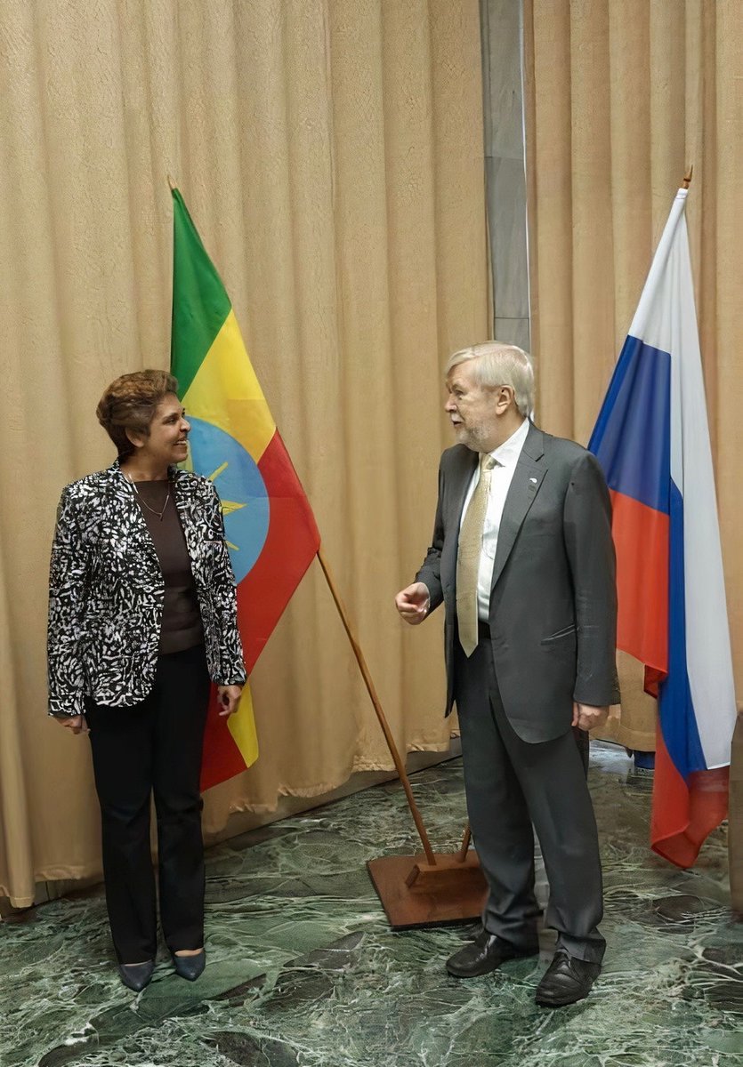 RusEmbEthiopia's tweet photo. 🇷🇺🇪🇹 On April 27, H.E. Ambassador Evgeny Terekhin had a meeting with @UNESCO_Addis Director @RBissoonauth. The parties discussed potential areas of cooperation in the relevant spheres. https://t.co/IofuwTBRTp