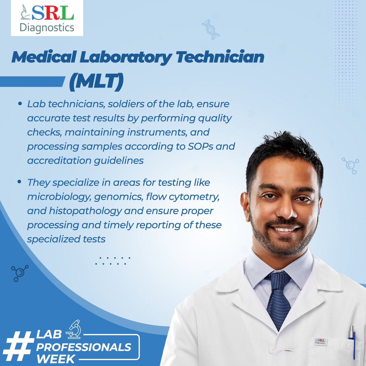 agilusDx's tweet photo. This #LabProfessionalsWeek, SRL Diagnostics recognizes the dedicated medical laboratory professionals who are the true pillars of our system. https://t.co/xkK4ltSQLQ