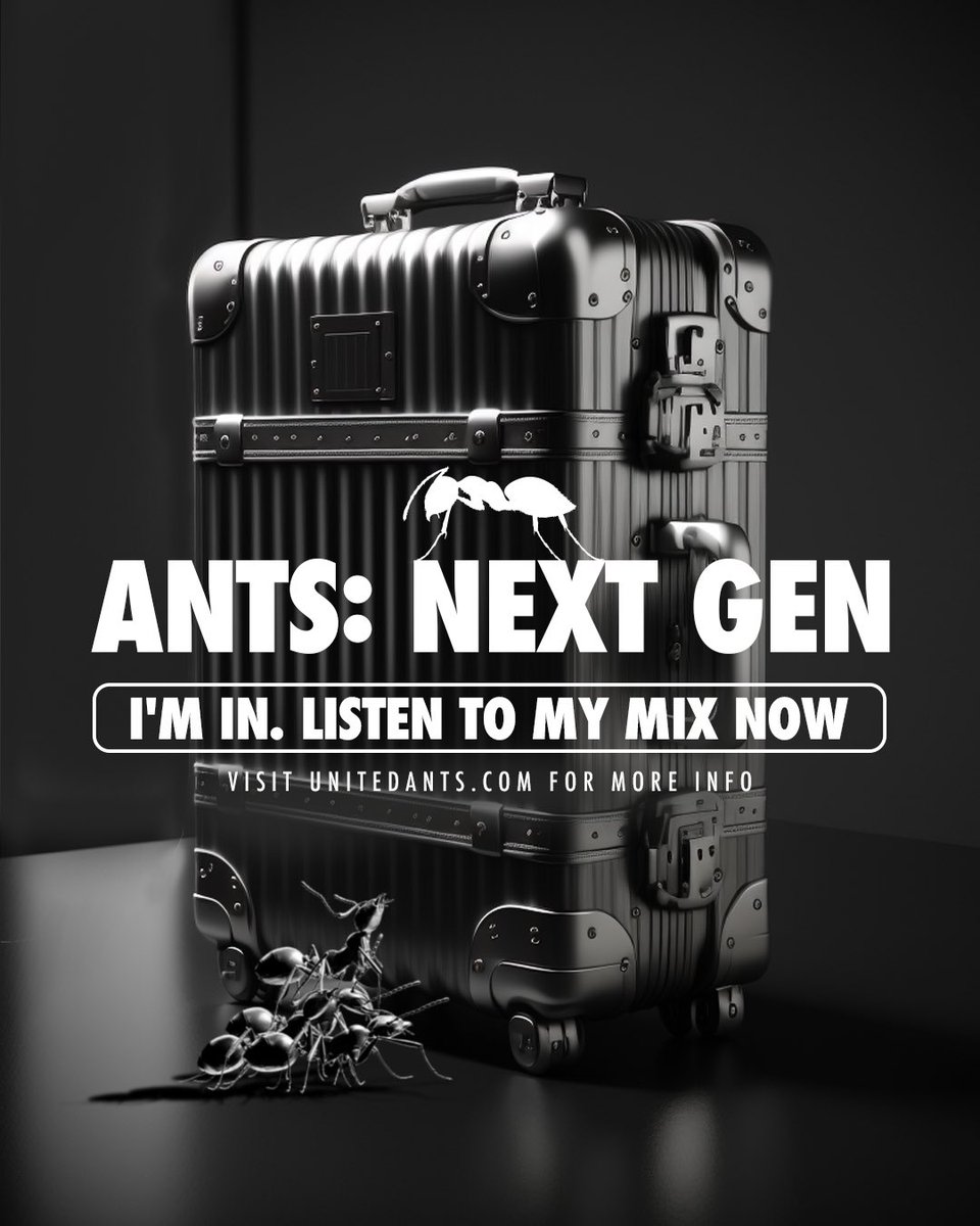 My latest mix for <a href="/UNITEDANTS/">UNITED ANTS</a> NEXT GEN, listen here: on.soundcloud.com/FrRLNfPV9W3BUe… 🐜🤍🎵

#ANTS #Ushuaia #ibiza #ANTSNEXTGEN #ANTS10YEARSSTRONG