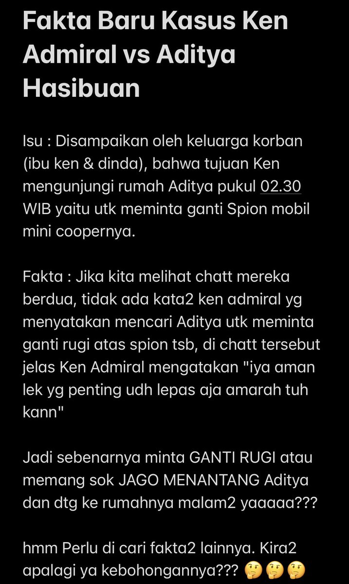 Anakrantau098's tweet photo. @erwinsatuh2995 @pegawairumah @mazzini_gsp @tvOneNews @erwinsatuh2995 tidak usah pakai logika pak, pakai fakta yg ada aja, jd tidak ada asumsi2 yg miring atau sengaja dimiringkan 😂

mudah2an bisa di telaah dg baik ya pak fakta dibawah ini.

ini pun kalau bpk bisa membaca dg baik dan paham 🤫 https://t.co/NFnrJSTYjv
