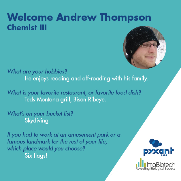 Welcome to the team, Andrew 👏 #chemist
