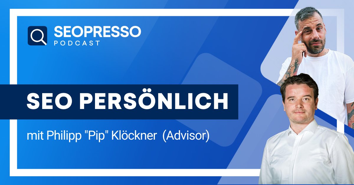 Björn Darko 🐋💨 (@bjoerndarko) on Twitter photo 👋 Ein neuer SEOPRESSO Podcast ist da! 🚀
<a href="/pip_net/">Philipp Kloeckner</a> ist diesmal mein Gast in der Reihe "SEO Persönlich".
------------------------------------------
Jetzt den SEOPRESSO Podcast anhören 🎧 :
🎙 Spotify: lnkd.in/eTPzxQHy
🎙Apple Podcast: lnkd.in/ezJFHrZm 👋 Ein neuer SEOPRESSO Podcast ist da! 🚀
<a href="/pip_net/">Philipp Kloeckner</a> ist diesmal mein Gast in der Reihe "SEO Persönlich".
------------------------------------------
Jetzt den SEOPRESSO Podcast anhören 🎧 :
🎙 Spotify: lnkd.in/eTPzxQHy
🎙Apple Podcast: lnkd.in/ezJFHrZm
