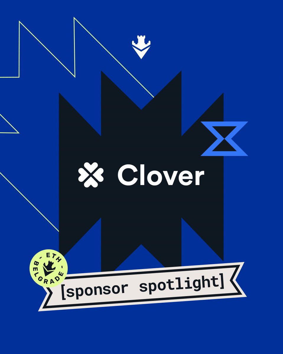 ethbelgrade's tweet photo. 🚨 NEW SPONSOR ALERT 🚨

Delighted to announce that @cloverlabsio has joined the ETH Belgrade sponsor pool. 💪

The Clover team validates ideas, builds MVPs, and helps build expert teams in fast-growing companies. https://t.co/XLa5tjBksl
