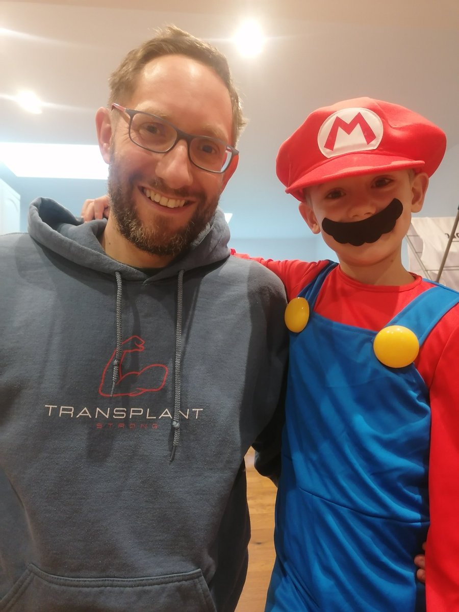 Happy birthday to me and my buddy, Mario! Only here because of my liver donor. #livertransplant #shareyourwishes @NHSOrganDonor @PSCSupportUK