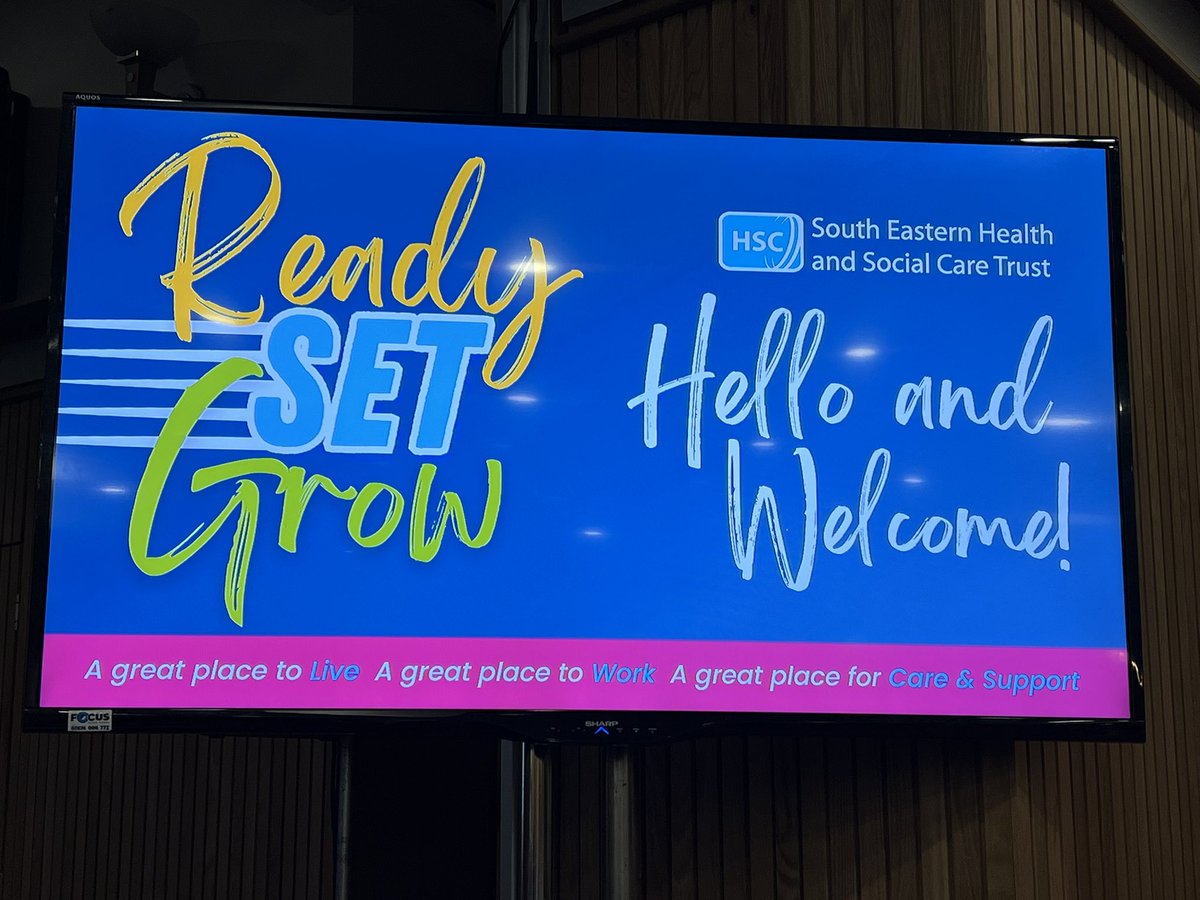 setrust's tweet photo. Chief Executive, Roisin Coulter welcomes our staff to #ReadySETGrow 

Today is about reflecting and looking forward to the future #SETLeadership https://t.co/w8uysoD5vW