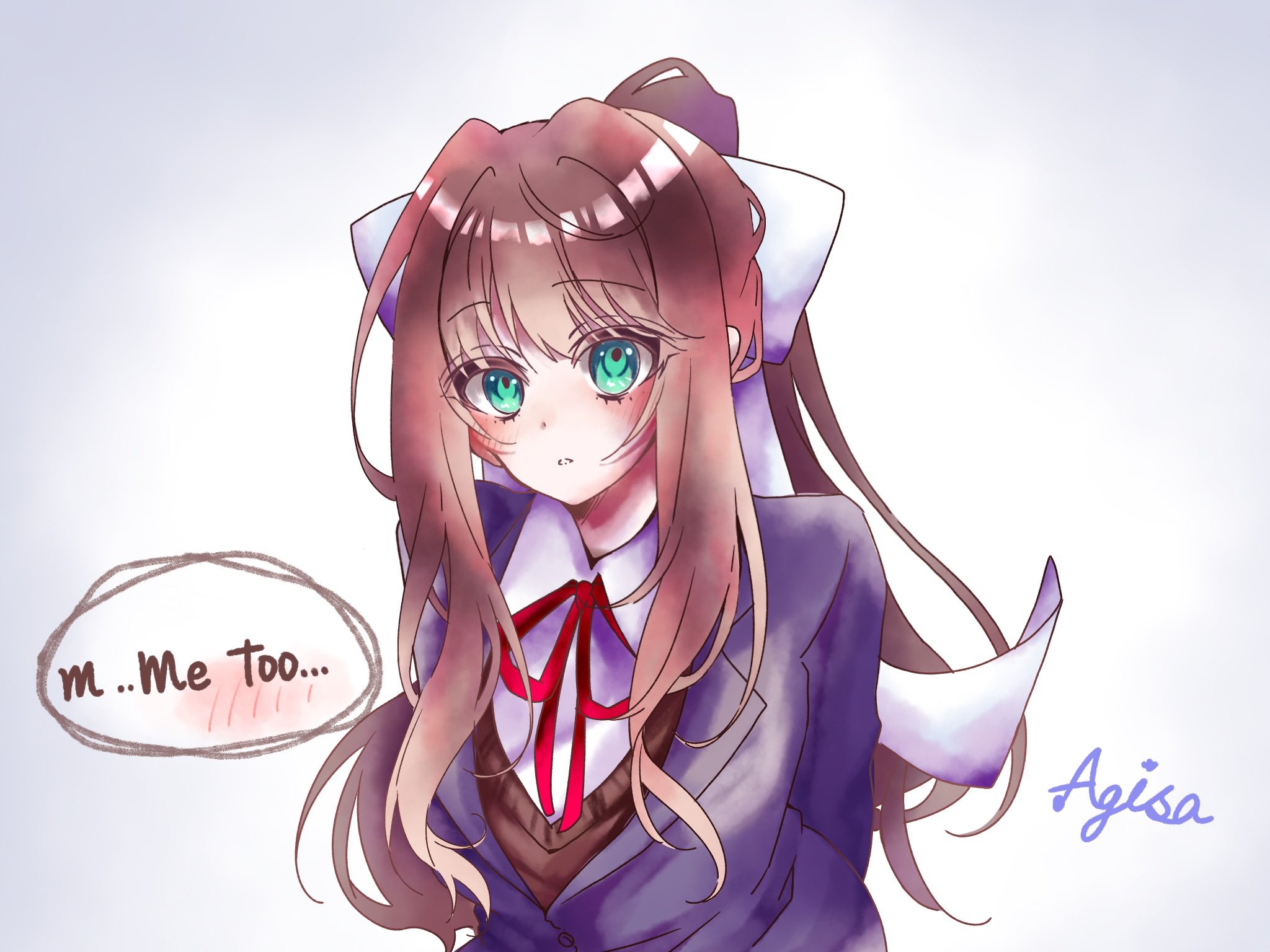 ドキドキ文芸部 モニカ バレンタインイラストポスター ドキドキ文芸部 モニカ バレンタインイラストポスター 人気