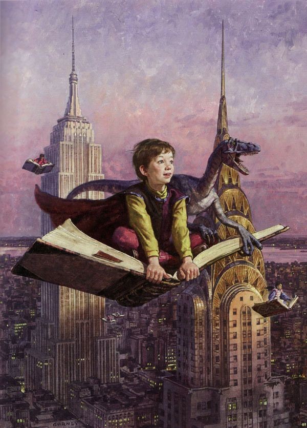 Books give flight to the imagination.