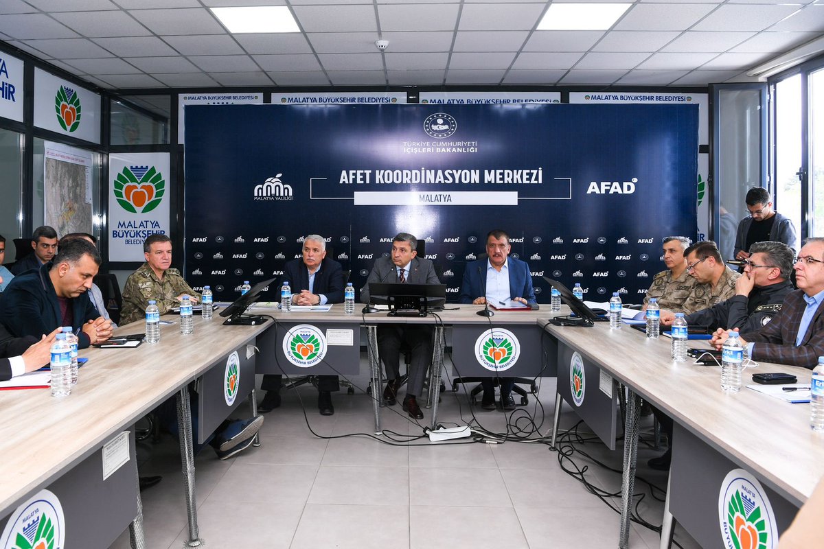 Koordinasyon Toplantımızı gerçekleştiriyoruz.

📍Malatya Afet Koordinasyon Merkezi