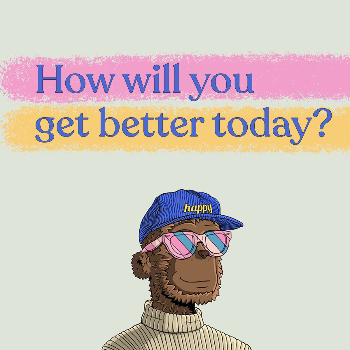 CryptoConan's tweet photo. gm friends 💛

let's be the best version of ourselves today! 🤝 https://t.co/xEdeEMQieZ