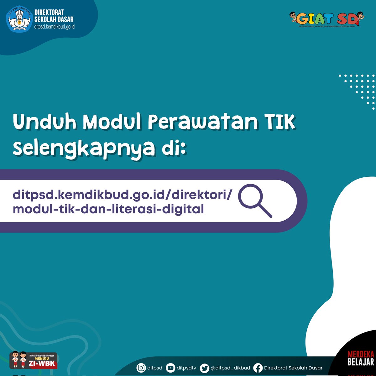 ditpsd_dikbud's tweet photo. #SahabatSekolahDasar, punya peralatan Teknologi Informasi dan Komunikasi (TIK) di sekolah?

Yuk, kita manfaatkan dan rawat dengan baik. #Sahabat dapat menyimak informasi pada gambar berikut atau kunjungi https://t.co/B2fsjQXj0r untuk informasi selengkapnya.

#PerawatanTIK https://t.co/yAYwOw2CGd