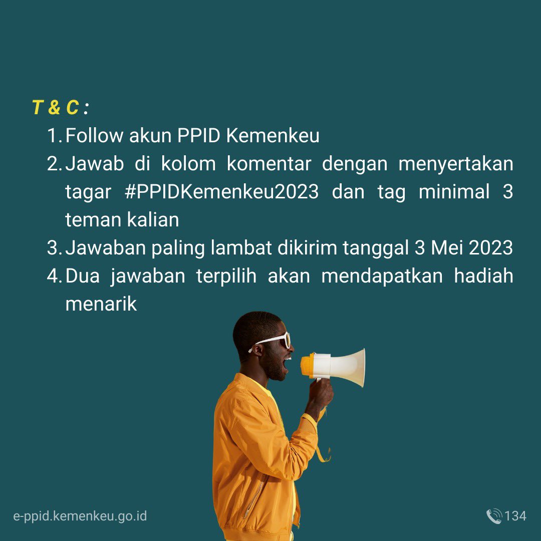 Hayoooo siapa yang udah nungguin Quiz PPID Time??? 😆

Yep! It's Quiz PPID Time! 🥳

Pertanyaannya msh seputar edisi lebaran nih. Mudah sekali bukan? Yuk buruan drop jawabannya sesuai dengan ketentuan pada slide berikutnya! 🕵🏼‍♂️