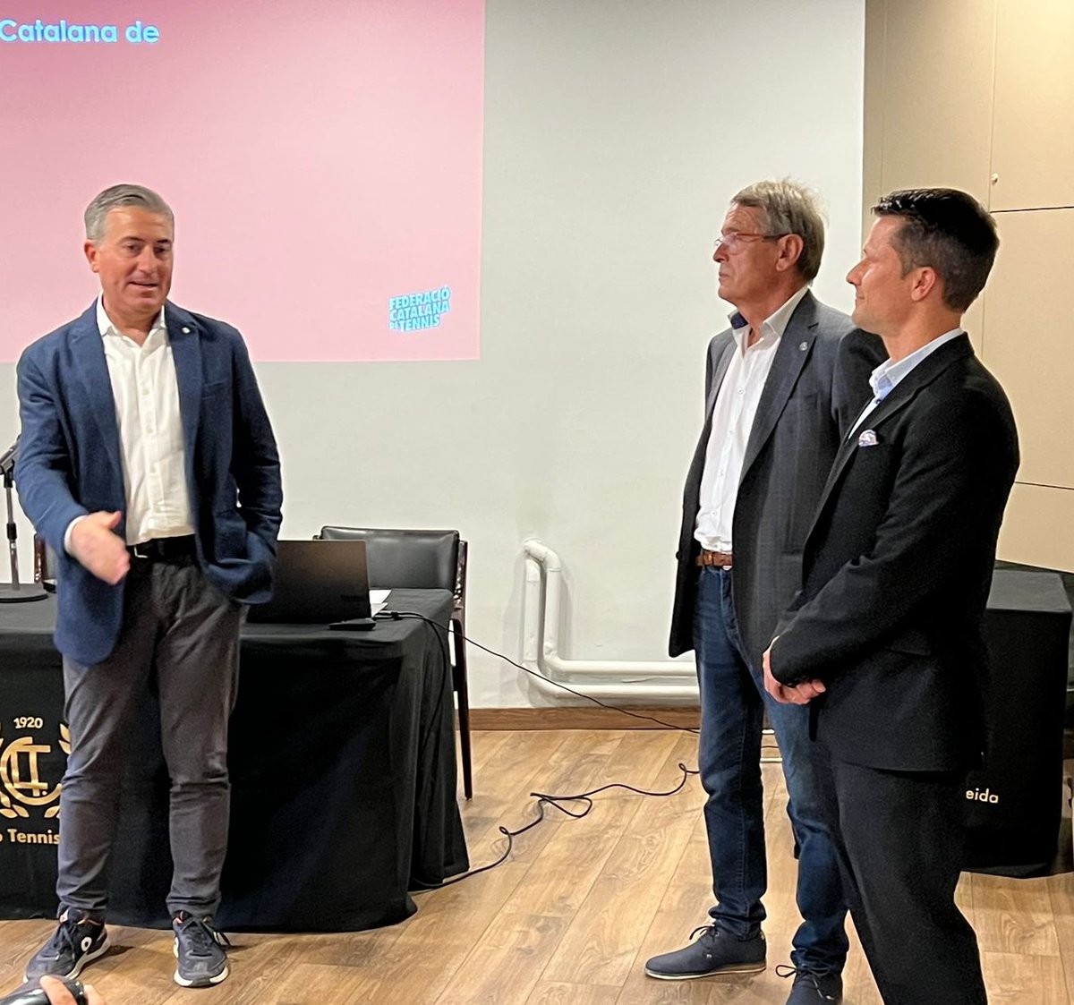 Genial conferencia de <a href="/JordiTamayo1/">Jordi Tamayo</a> para <a href="/ESADEAlumni/">Esade Alumni</a> Lleida hablando de gestión deportiva y el ejemplo de la Federació Catalana de Tennis