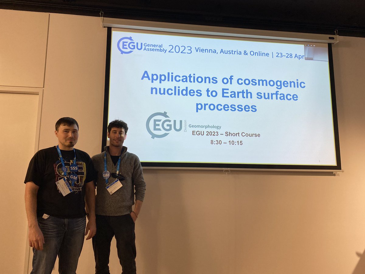Rachel P Oien (@rpassig1) on Twitter photo Great short course this morning on applications of cosmogenic nuclides ! <a href="/EGU_GM/">EGU Geomorphology</a> <a href="/gr_science/">Gerald Raab</a> <a href="/romano/">Romano</a> #egu2023 Great short course this morning on applications of cosmogenic nuclides ! <a href="/EGU_GM/">EGU Geomorphology</a> <a href="/gr_science/">Gerald Raab</a> <a href="/romano/">Romano</a> #egu2023