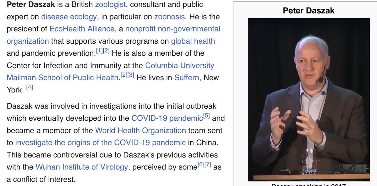 Rich coming from the man who was up to his neck in “gain of function” virus research at Wuhan. 
Then did his best to cover it up.
You are truly evil.
#Wuhan #WuhanLabLeak