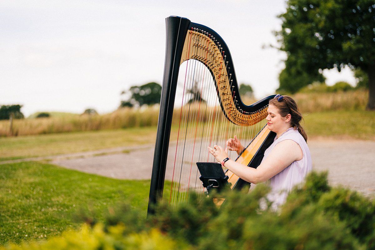 harriet_flather's tweet photo. May your wedding day be filled with as much joy and love as Lynne &amp; Lewis’s!

Venue - @ShottleHall 
Stationery &amp; Signage - @invitingwriting 
Harpist - @harriet_flather 
Photographer - @saywellhq https://t.co/QjFpXRHe1Z
