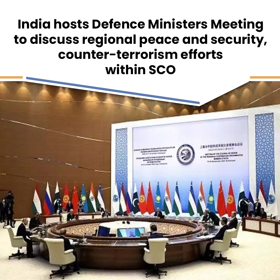 Regional peace & security, counter-terrorism efforts within #SCO & effective multilateralism are set to be discussed in the #SCODefenceMeet2023. #SCOMeet2023 #SCOMeeting 
#ShanghaiCooperationOrganisation