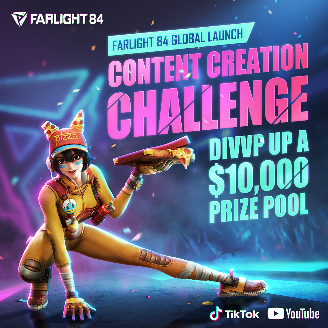 Farlight84's tweet photo. Upload Farlight 84-themed videos to https://t.co/FreHI9KBqL and hashtag #farlight84 to divvy up a $10,000 Prize Pool!  Registration Time: 2023-4-28 to 2023-5-2 23:59 (UTC +0) Submission Time: 2023-5-3, 00:00 to 2023-6-3, 23:59:59 (UTC +0)  Come and join us! 👑🏆

 #farlight84 https://t.co/EThDYb7IzD