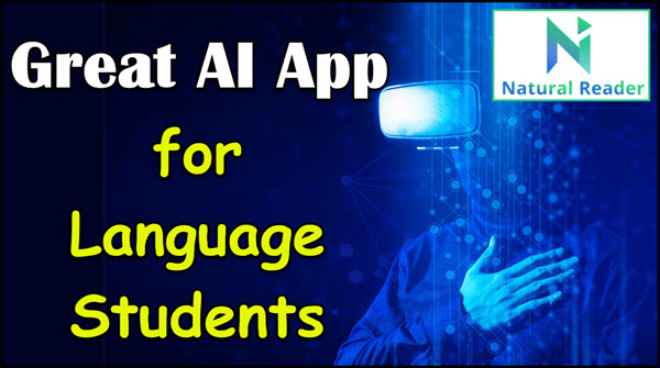 russell1955's tweet photo. Excellent AI app for language learners-Completely FREE #naturalreaderapp #ai #naturalreader #chatgpt #elt #esol #tesol #iatefl #tefl Video:https://t.co/GEb2LVGbHv https://t.co/JeZEs0h32W
