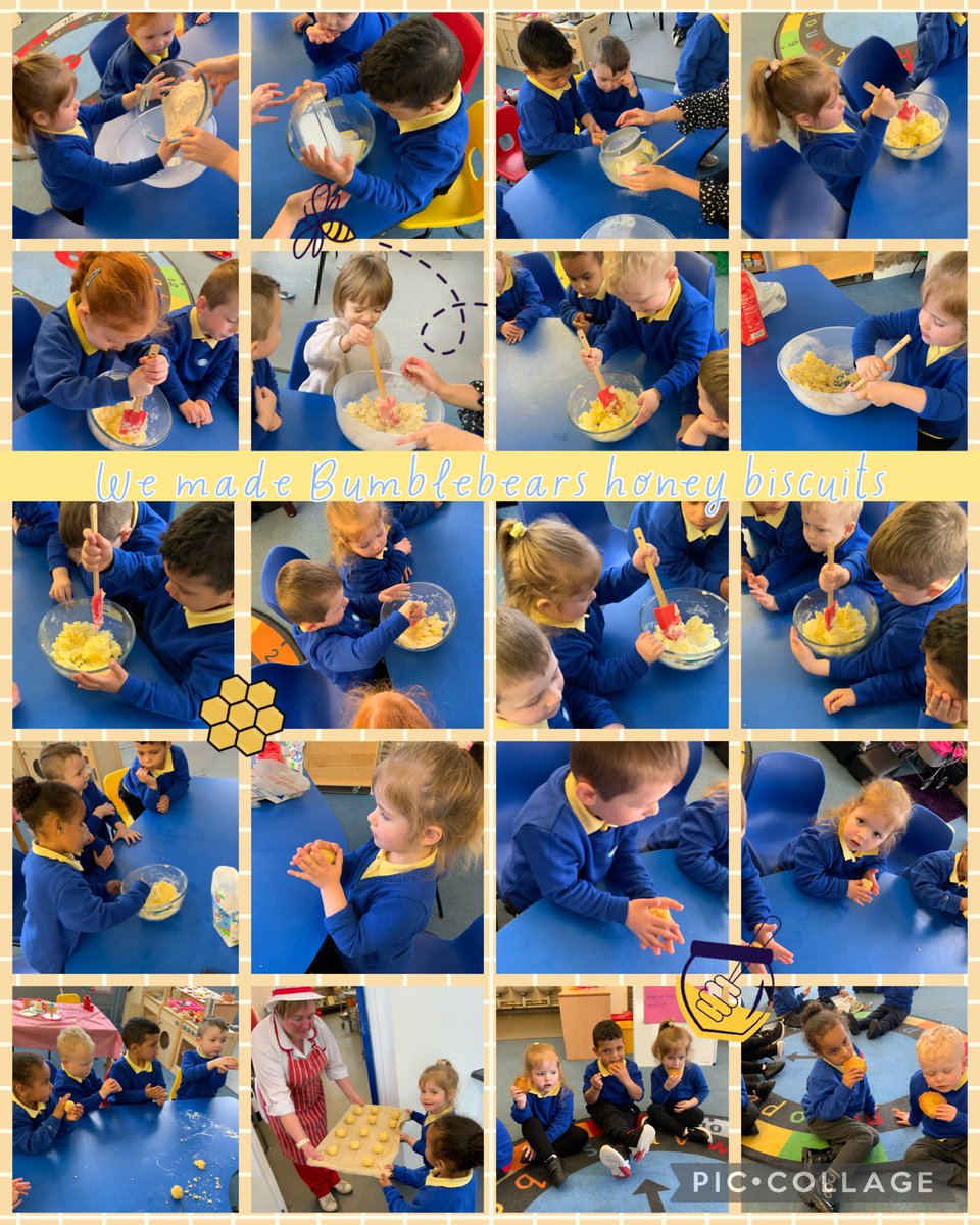 RYFOren's tweet photo. We followed Bumblebears recipe to make delicious honey biscuits!ππ―πͺ @BookTrustCymru @rhosyfedwen #TheBumblebear #HealthyHarri
https://t.co/dRcaH7WmIB https://t.co/qq3uZVx9GL
