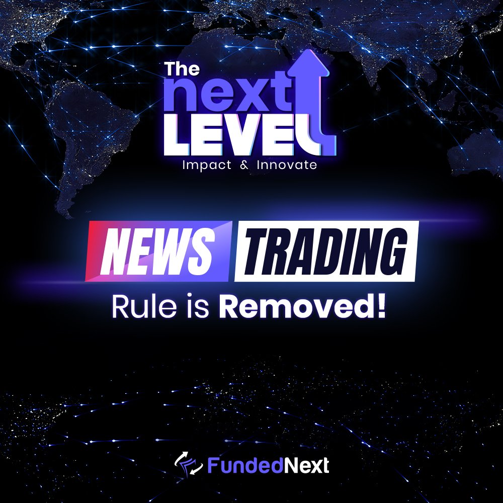 Attention, FundedNext Traders! 🔊

One of the TOP most request from our traders was to remove the news trading rule. And we've heard you loud and clear!  

We're excited to announce that we're removing the news trading rule in the FundedNext Evaluation Model! 

This important