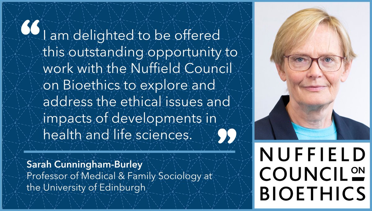 Nuffield Council on Bioethics (NCOB) tweet media