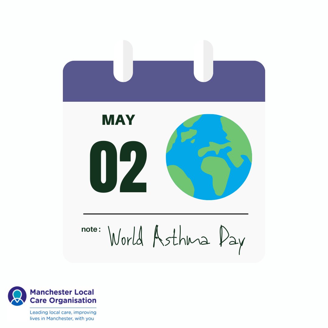 Save the Date!
Both the Children's Community Asthma Service and Asthma friendly schools team have lots of exciting things planned for World Asthma Day next week.
Keep up to date via our social media channels to find out more! insta: ccasthma_manc
#careforall
#WorldAsthmaDay