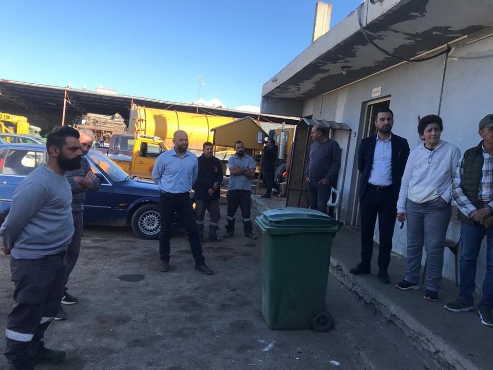CTPLEFKOSA1970's tweet photo. Gönyeli-Alayköy Belediye Meclis Üyelerimiz ile Belediye Çalışanlarımızı ziyaret ettik, 1 Mayıs'a alanlara çağırdık.
#Kazanacağız #MücadeleyeDevam https://t.co/gatkdaWCdN