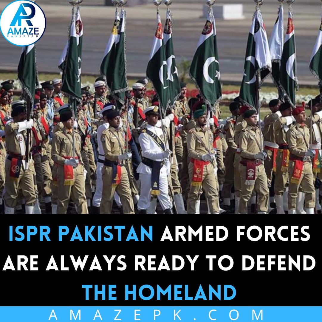 The Inter-Services Public Relations (ISPR) has reassured the public regarding the preparedness of Pakistan's armed forces for any potential conflict. 
#pakistan #military #publicrelations #art #security