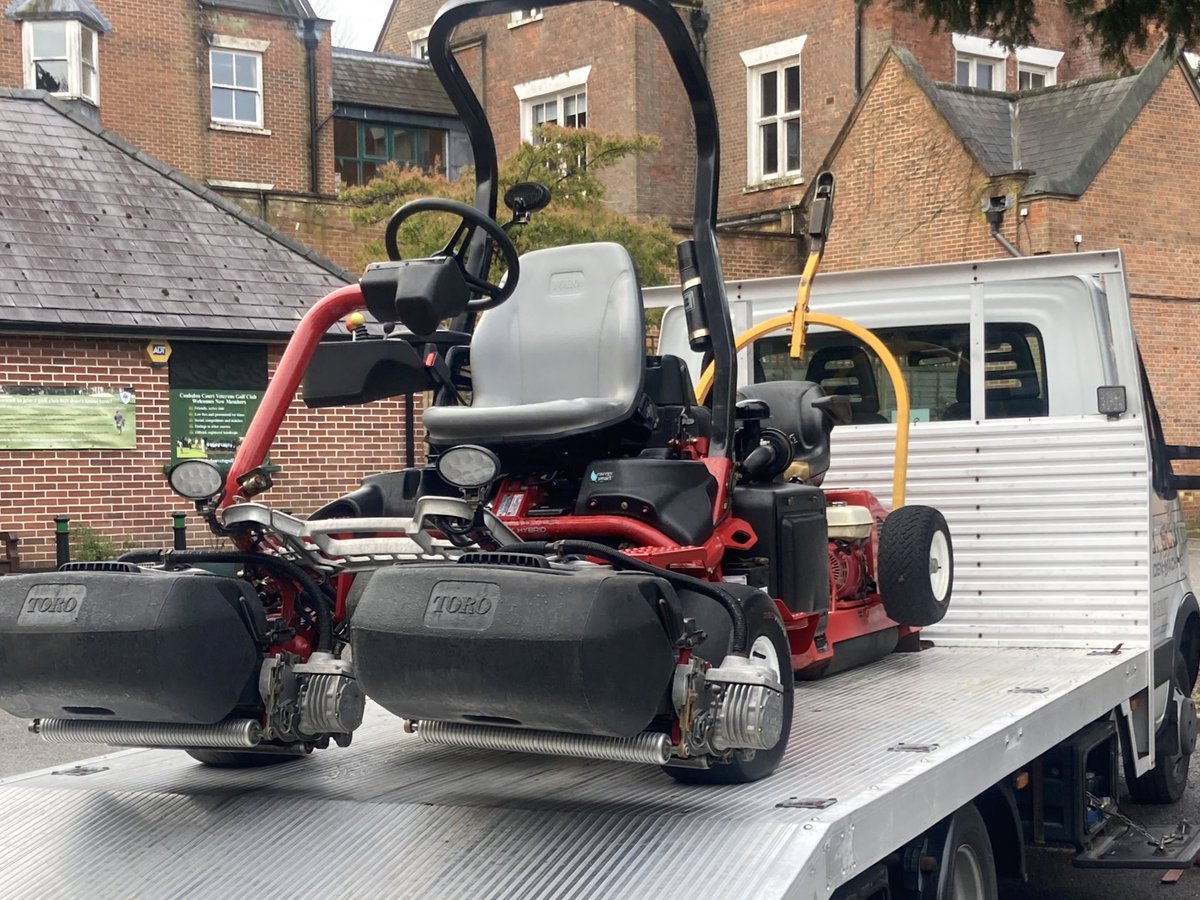 Delivery of re refurbished <a href="/TheToroCompany/">Toro</a> Triflex to a repeat customer this morning.