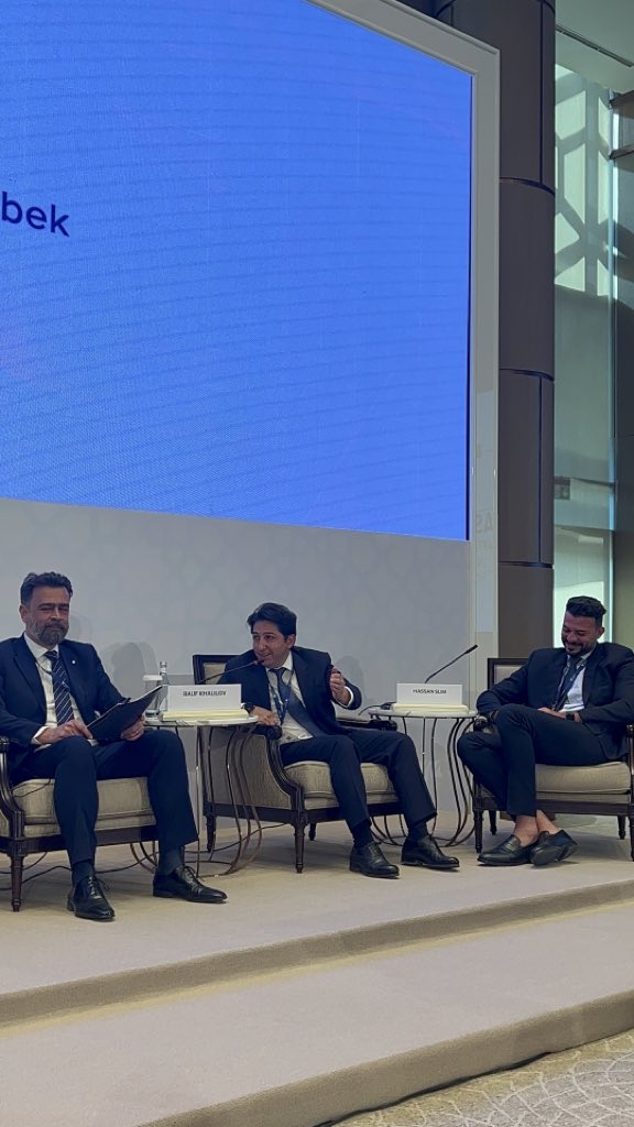 RaufKhalilov_'s tweet image. At #IIFT2023 was invited to participate at Tourism and Retail Panel disscusion with deputy Ministers of  🇺🇿 Government and colleagues 
Same time we have signed with Tashkent City Mall lease agreement for our retail stores 
#isrholding #cenomi