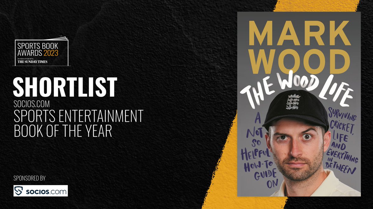 We are delighted to share that The Wood Life by @MAWood33 has been shortlisted for the 2023 Sports Book Awards - Sports Entertainment Book Of The Year! #SBA23 @sportsbookaward