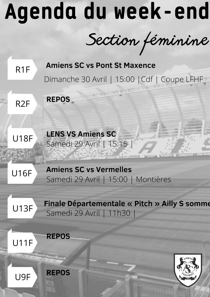 Amiens SC Féminines tweet media