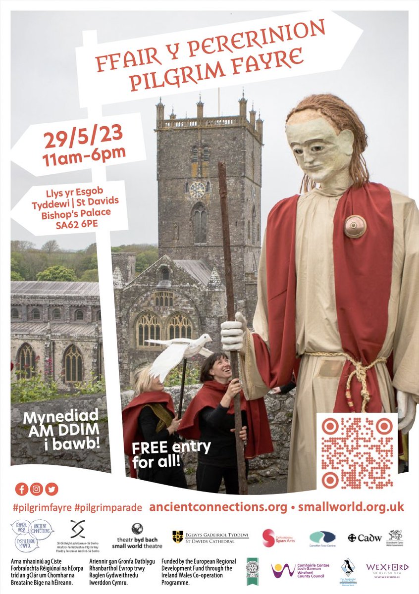Ancient Connections (@ancientconnect1) on Twitter photo One of the many exciting events at the Pilgrim Fayre is...    
The Big Sing🎙    
A short concert in St David’s Cathedral as part of the Pererin Wyf/Is Oilithreach Mé/I am a Pilgrim Project, culminating in a massed a cappella song! 
#pilgrimsfayre #pilgrimsparade <a href="/SpanArts/">Span Arts</a> One of the many exciting events at the Pilgrim Fayre is...    
The Big Sing🎙    
A short concert in St David’s Cathedral as part of the Pererin Wyf/Is Oilithreach Mé/I am a Pilgrim Project, culminating in a massed a cappella song! 
#pilgrimsfayre #pilgrimsparade <a href="/SpanArts/">Span Arts</a>
