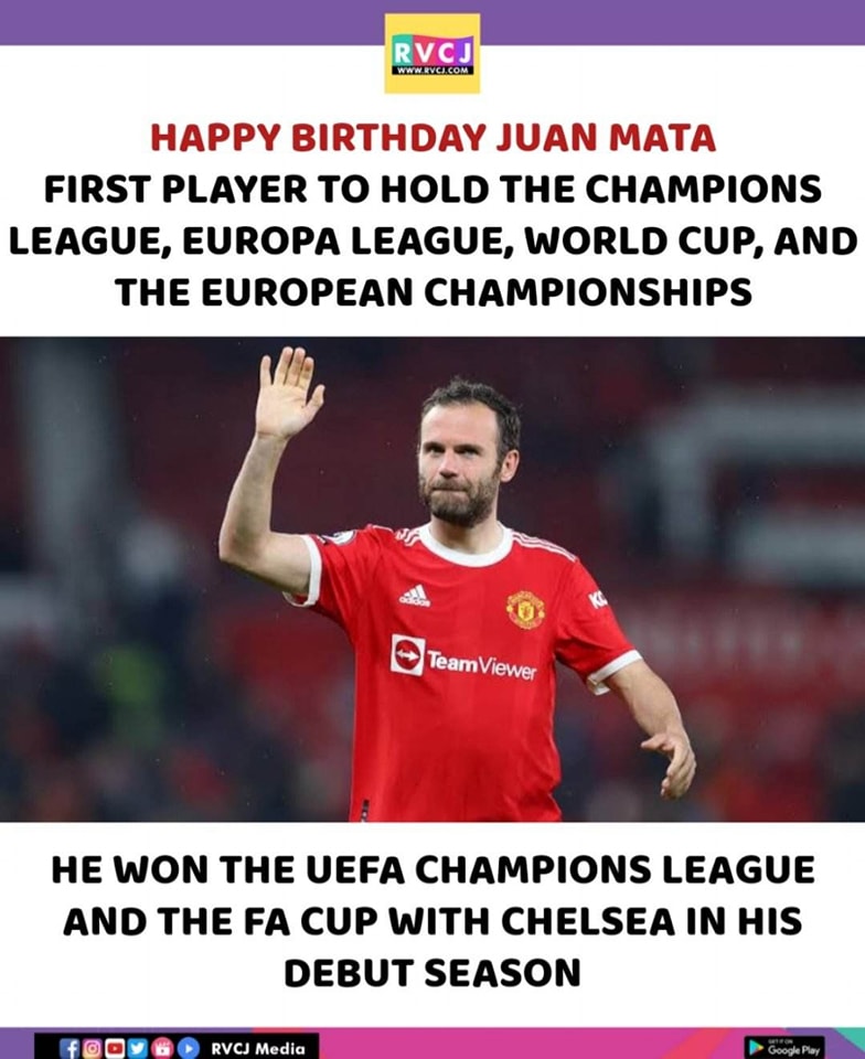 Happy Birthday Juan Mata!  