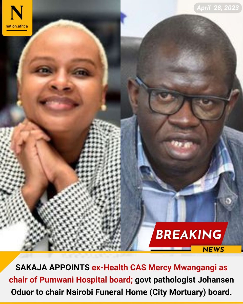 Nation Africa on Twitter "SAKAJA APPOINTS exHealth CAS Mercy