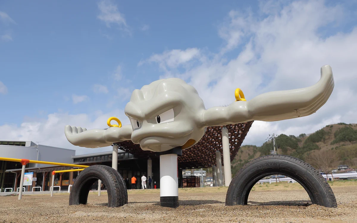 ポケモン好き必見！道の駅「いわて北三陸」にイシツブテ公園出現！