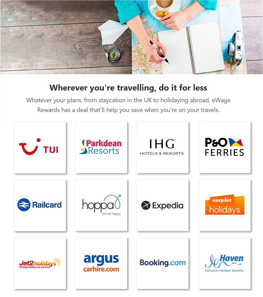 Have any travel plans this year? ✈️🚢🚃

Make sure you are summer ready with exclusive deals at hundreds of travel retailers, all accessed through our company benefits portal. 

#EnjoyTheJourney #BenefitsPortal