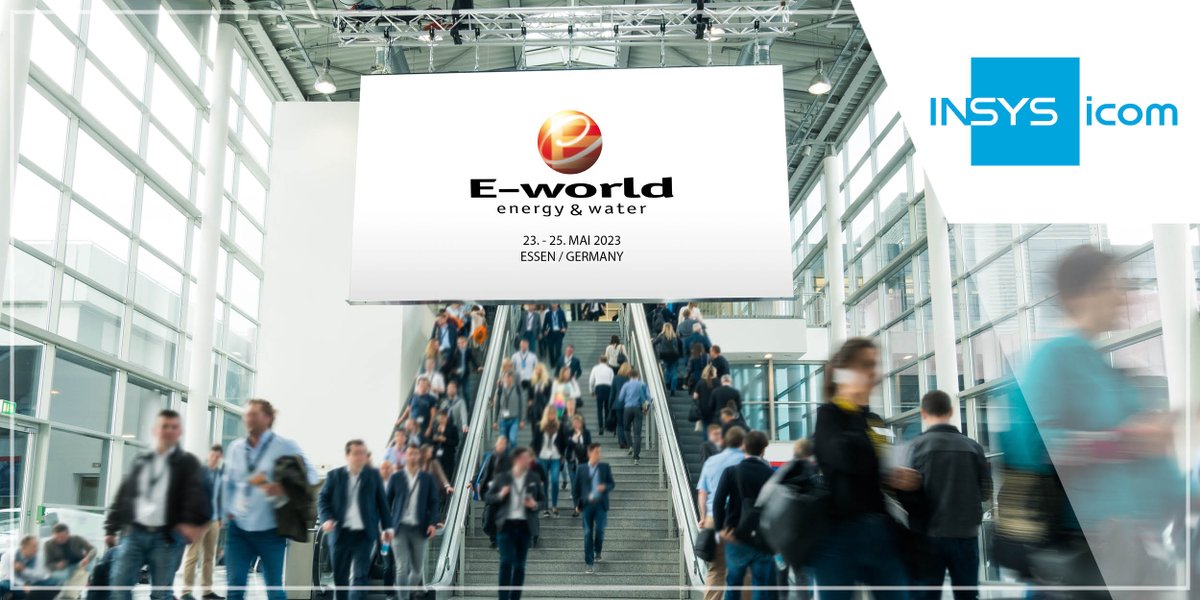❗ Jetzt noch Tickets sichern ❗ 

Treffen Sie uns vom 23. - 25.05.2023 auf der Leitmesse der Energiewirtschaft, der <a href="/EworldEssen/">E-world energy & water</a> und erleben Sie nachhaltige Technologien und intelligente Dienstleistungen für die Energiezukunft.
Zu den Tickets: bit.ly/3MbRrB1