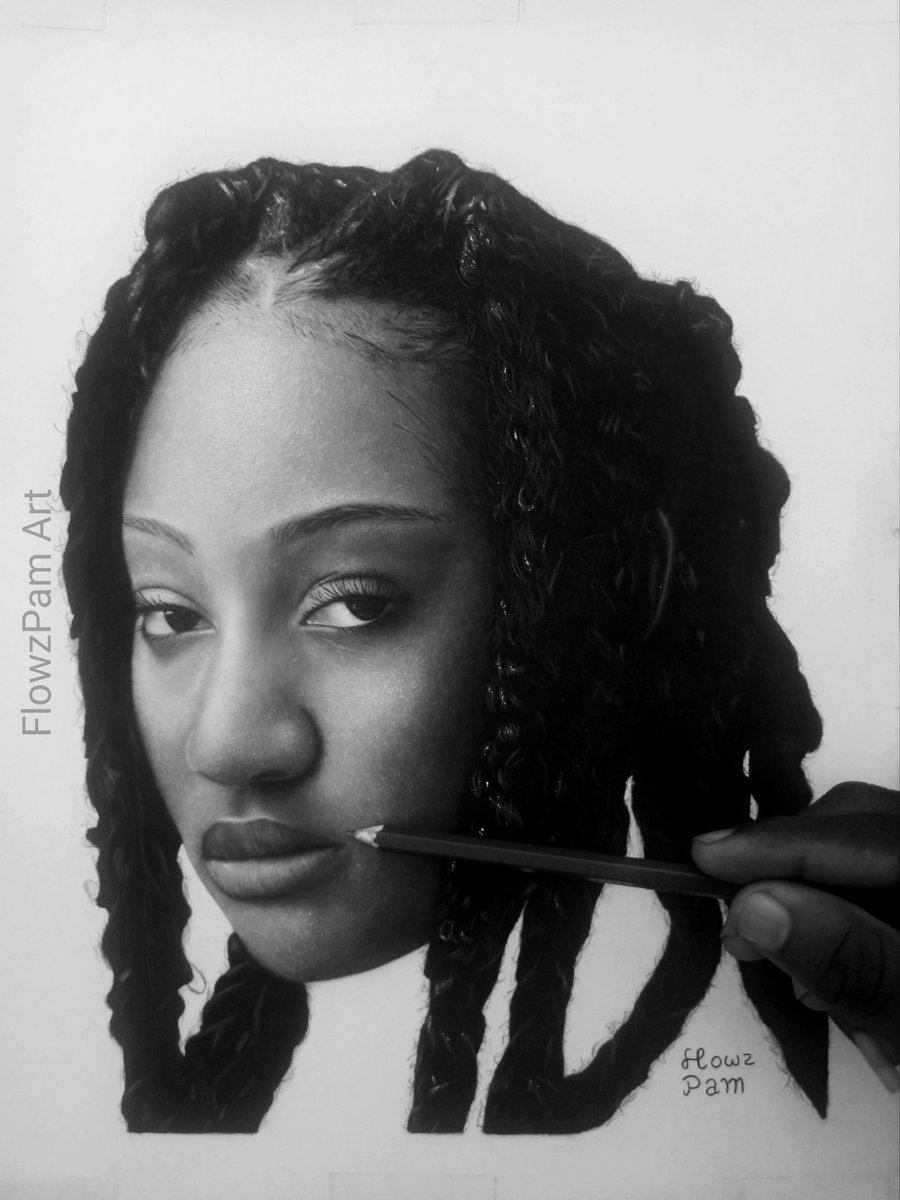 flowzpam's tweet photo. @Just__Halal 😂😂

While we're here, dash my pencil art 1 retweet abeg ☝️🙏 @temsbaby https://t.co/94H3l92rPY
