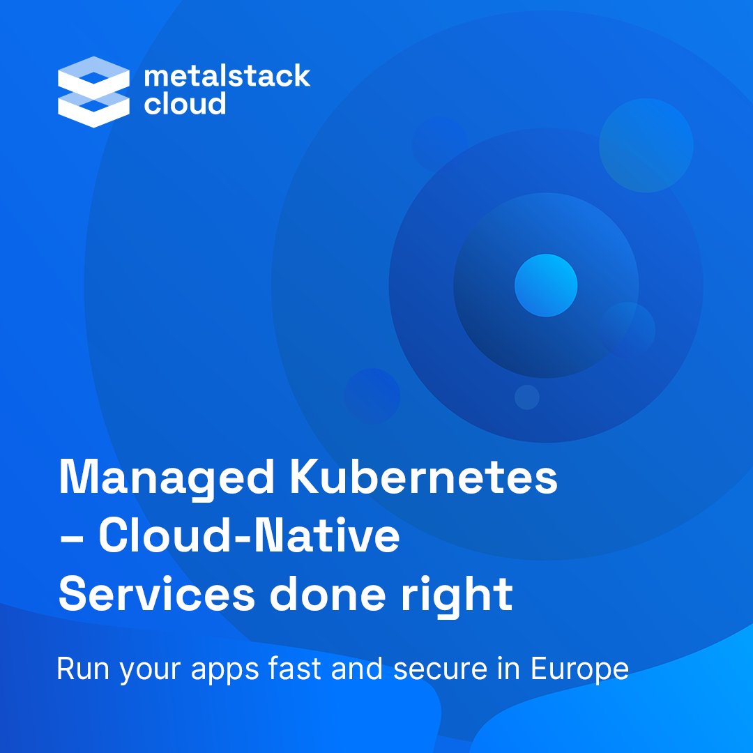 xcellent_muc's tweet photo. Introducing #metalstackcloud - the #cloud platform built on #opensource software that provides a  flexible and scalable infrastructure tailored to meet the needs of your  business.

Visit https://t.co/pClqCujqmo to learn more!

#cloudplatform #cloudnative #kubernetes #k8s https://t.co/n2RnWeNBnL