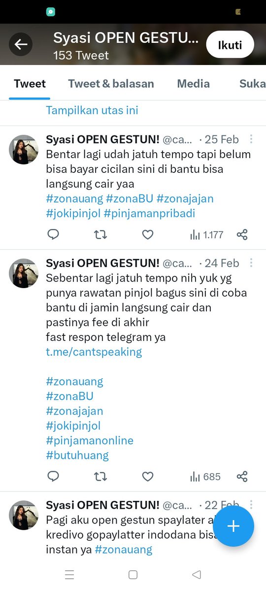 Hn_y98's tweet photo. Scamer pinjol😭 @caxlled
Kak tolong balikin uang saya😭
Gitu banget ka cari uang hasil nipu😭lg butuh²nya uang ka jangan di bawa kabur
#pinjolpenipu 
#zonauang https://t.co/7iFNisjnTm