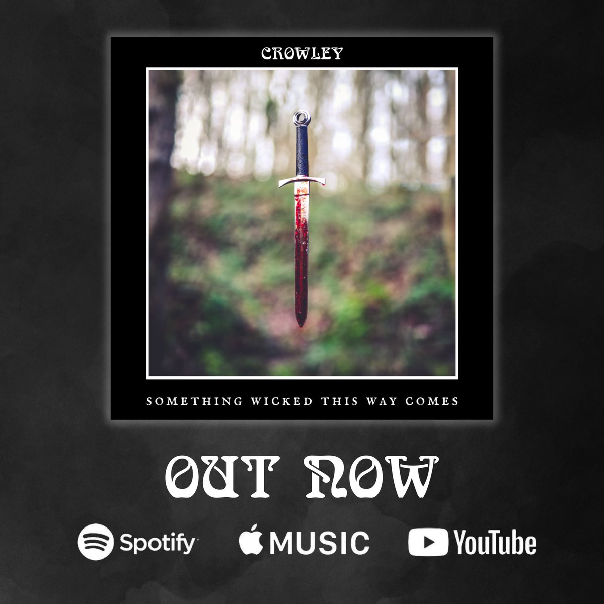 ‘Something Wicked This Way Comes’ is OUT NOW 🗡️ open.spotify.com/track/44PQ1fVl…