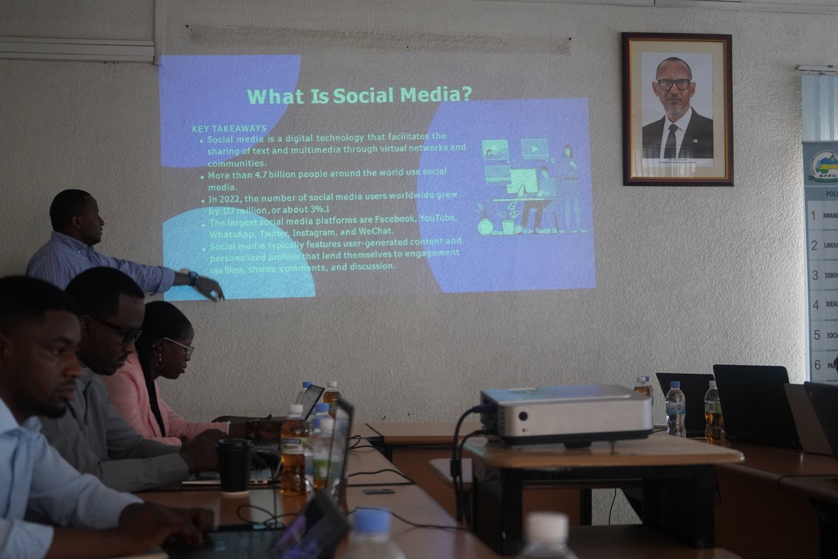 NFPO_Rwanda's tweet photo. Day 2 workshop on Political Parties' Web administration, we learned about the impact of social media and how we can use them to inform more people; threats that can be found on social media, how to avoid them; and account security. https://t.co/J4u9san5oz