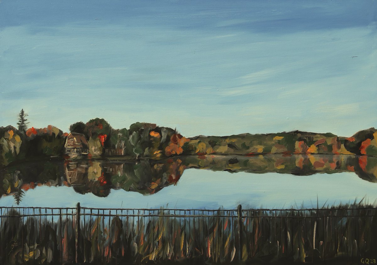 Ell Pond

Oil on panel (36 x 25 cm)

#ArtOfTheDay  #paintingoftheday #painting   #visualart   #ArtistOnTwitter   #art  #MelroseMA #Boston